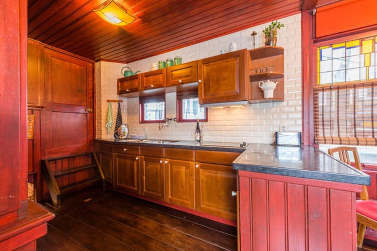 Houseboat Amstel River Suite Amsterdam Kamer foto
