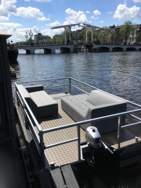 Houseboat Amstel River Suite Amsterdam Buitenkant foto